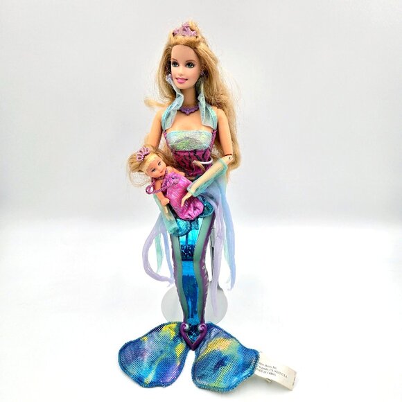 Magical Mermaids Barbie & Krissy Dolls Set 2000 26837 Doll Tested - Picture 1 of 16